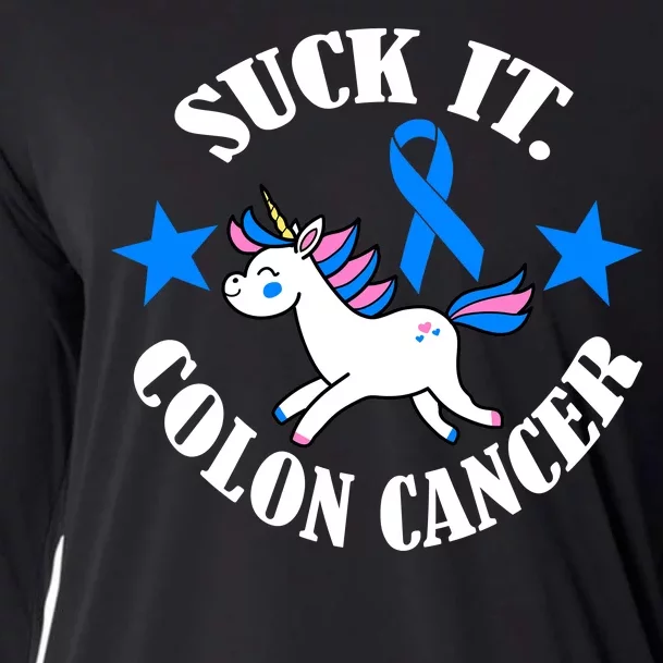 Suck It Colon Cancer Cooling Performance Long Sleeve Crew