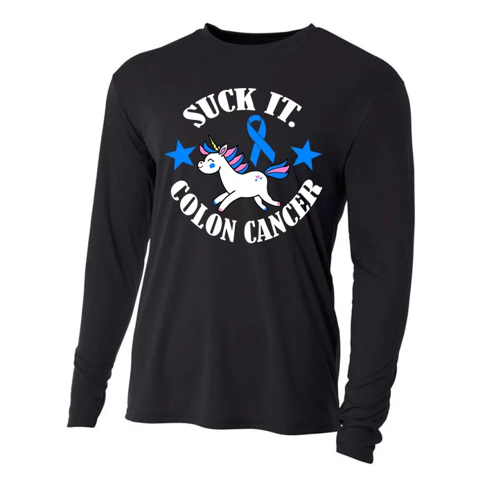 Suck It Colon Cancer Cooling Performance Long Sleeve Crew