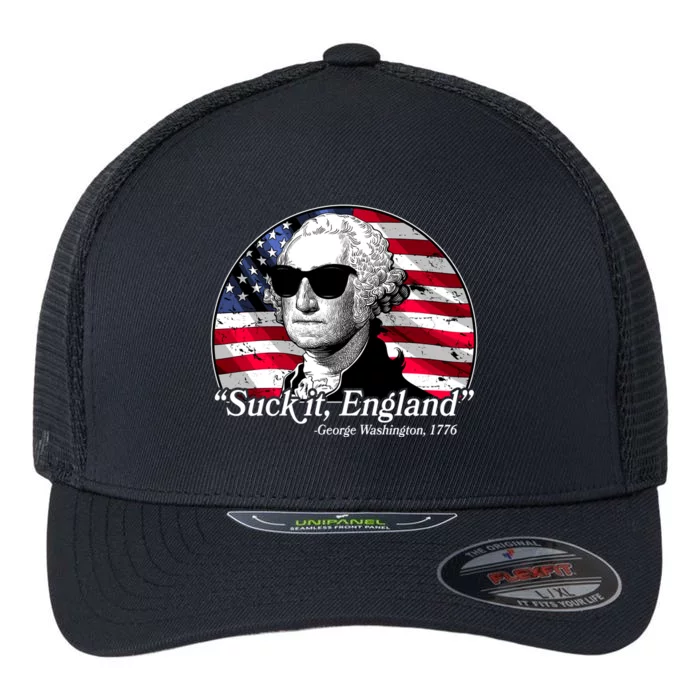 Suck It England George Washington 1776 Flexfit Unipanel Trucker Cap