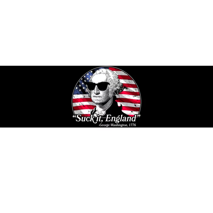 Suck It England George Washington 1776 Bumper Sticker