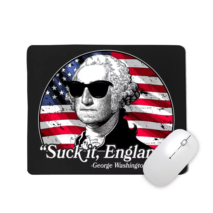 Suck It England George Washington 1776 Mousepad