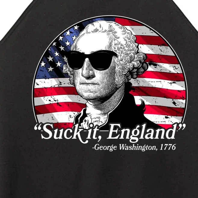 Suck It England George Washington 1776 Women’s Perfect Tri Rocker Tank