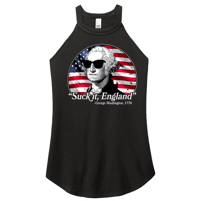 Suck It England George Washington 1776 Women’s Perfect Tri Rocker Tank