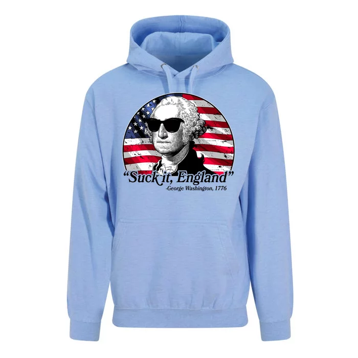 Suck It England George Washington 1776 Unisex Surf Hoodie