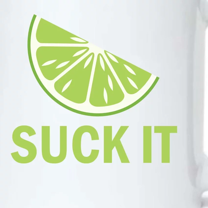 Suck It Funny Tequila Shot Black Color Changing Mug