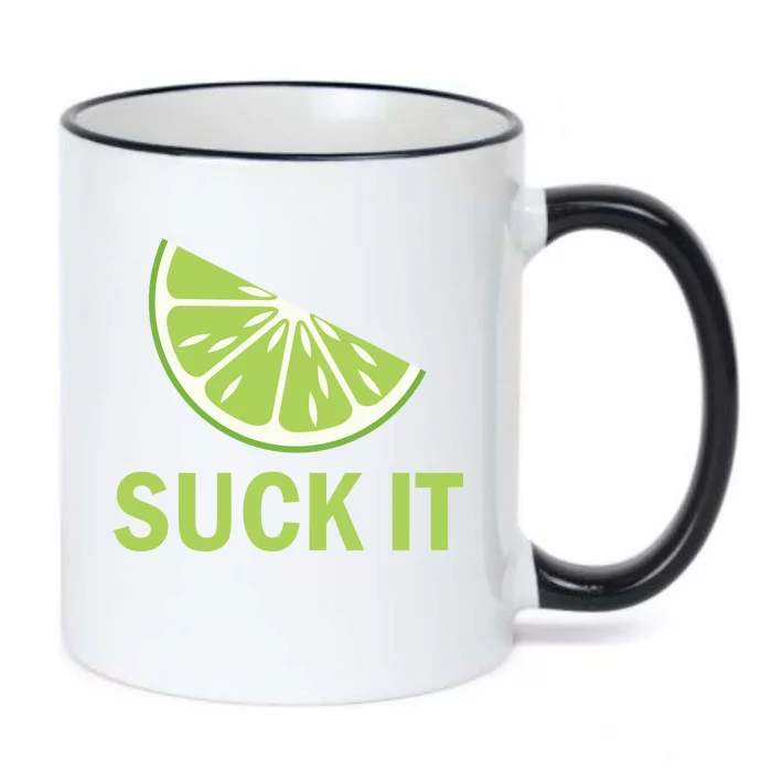 Suck It Funny Tequila Shot Black Color Changing Mug