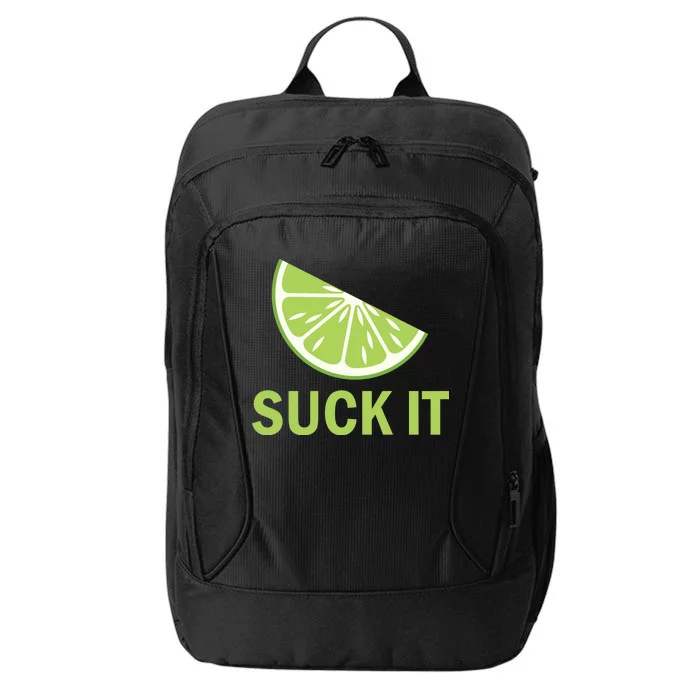 Suck It Funny Tequila Shot City Backpack