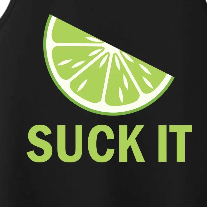 Suck It Funny Tequila Shot Performance Tank