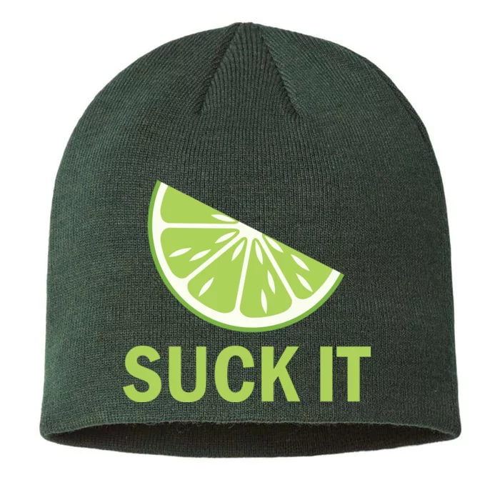 Suck It Funny Tequila Shot 8 1/2in Sustainable Knit Beanie