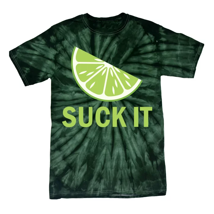 Suck It Funny Tequila Shot Tie-Dye T-Shirt