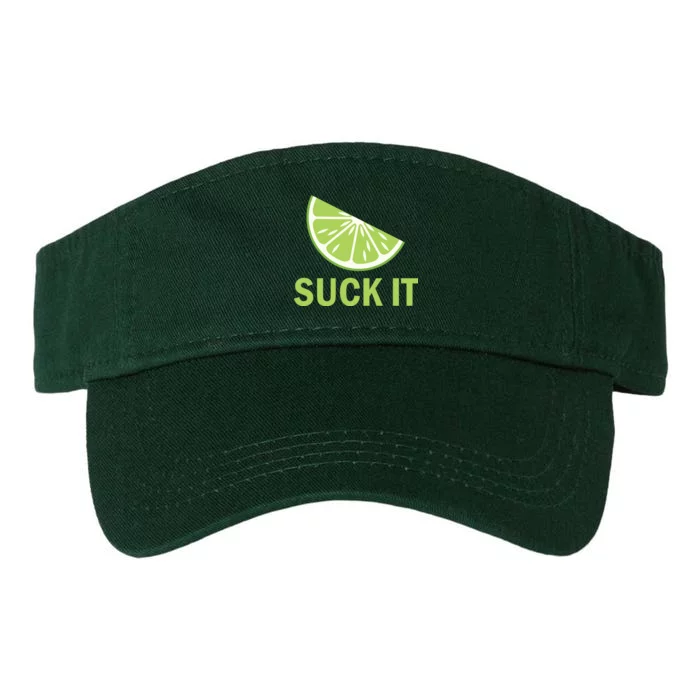 Suck It Funny Tequila Shot Valucap Bio-Washed Visor