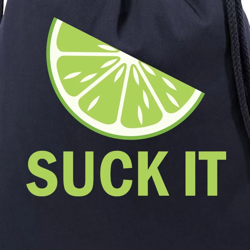 Suck It Funny Tequila Shot Drawstring Bag