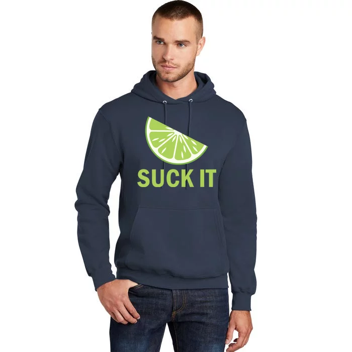 Suck It Funny Tequila Shot Tall Hoodie