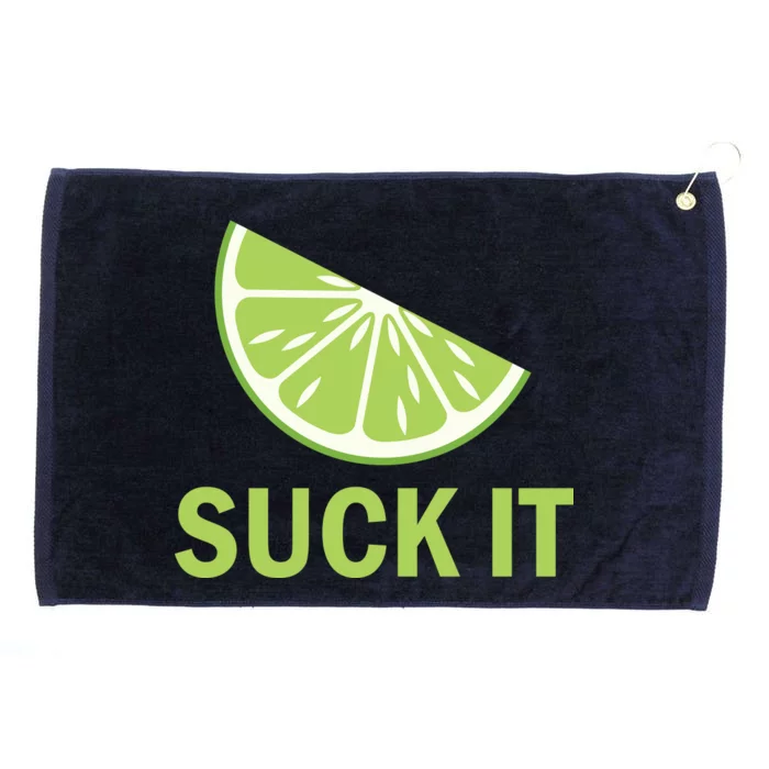 Suck It Funny Tequila Shot Grommeted Golf Towel