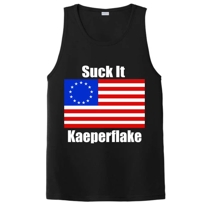 Suck It Kaeperflake Betsy Ross Flag Performance Tank