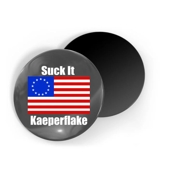 Suck It Kaeperflake Betsy Ross Flag Magnet