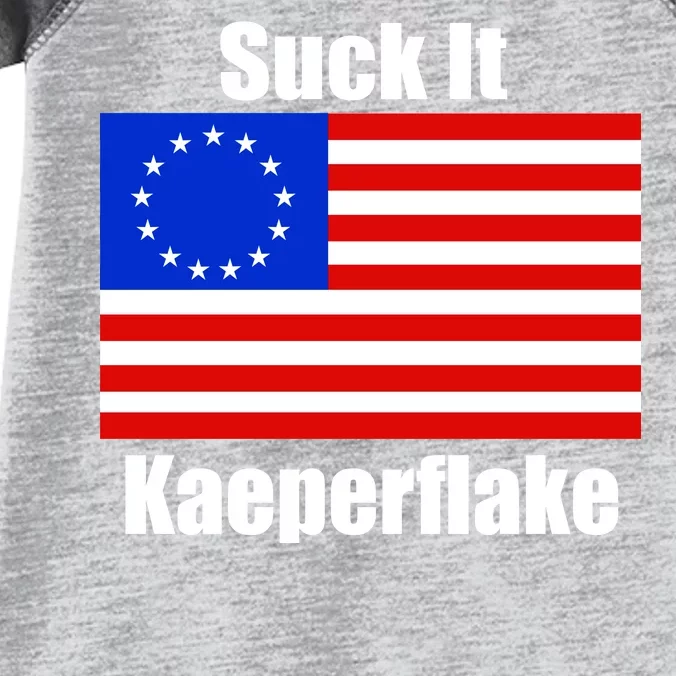 Suck It Kaeperflake Betsy Ross Flag Infant Baby Jersey Bodysuit