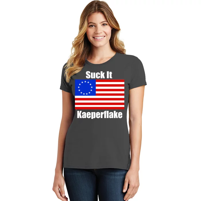 Suck It Kaeperflake Betsy Ross Flag Women's T-Shirt