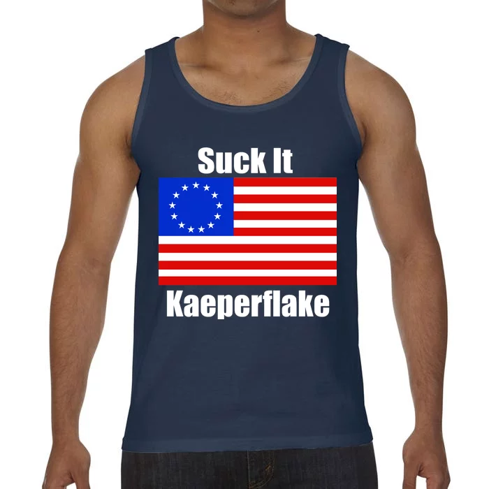 Suck It Kaeperflake Betsy Ross Flag Comfort Colors® Tank Top