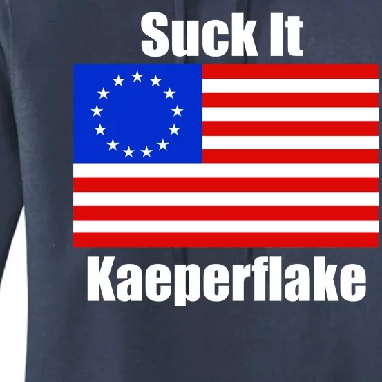 Suck It Kaeperflake Betsy Ross Flag Women's Pullover Hoodie