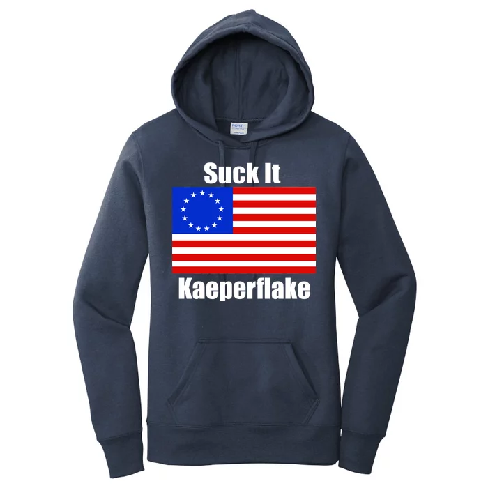 Suck It Kaeperflake Betsy Ross Flag Women's Pullover Hoodie