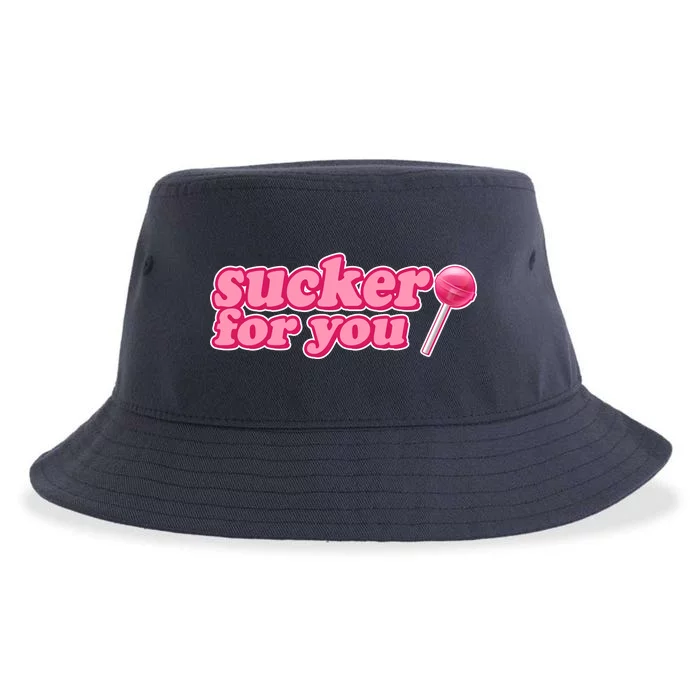 Sucker For You Lolipop Sustainable Bucket Hat