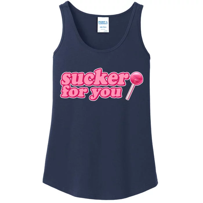 Sucker For You Lolipop Ladies Essential Tank