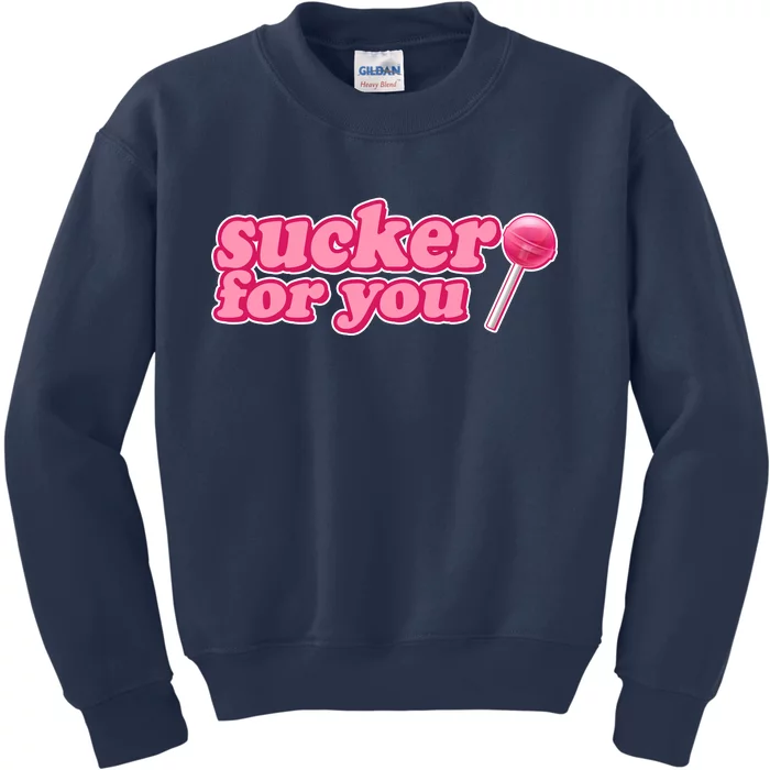 Sucker For You Lolipop Kids Sweatshirt