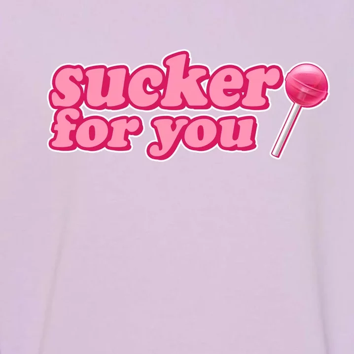 Sucker For You Lolipop Garment-Dyed Sweatshirt