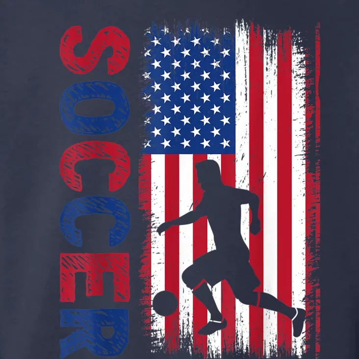 Soccer Usa Flag For Soccer Lover Man Woman Toddler Hoodie