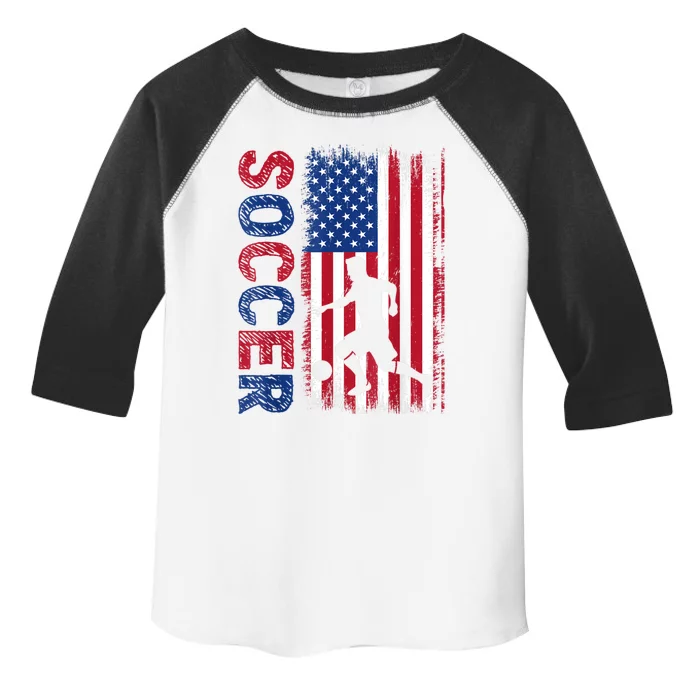 Soccer Usa Flag For Soccer Lover Man Woman Toddler Fine Jersey T-Shirt