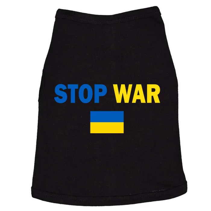 Support Ukraine Flag Stop War Doggie Tank