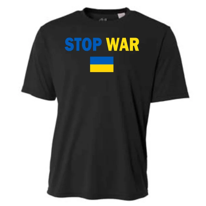 Support Ukraine Flag Stop War Cooling Performance Crew T-Shirt