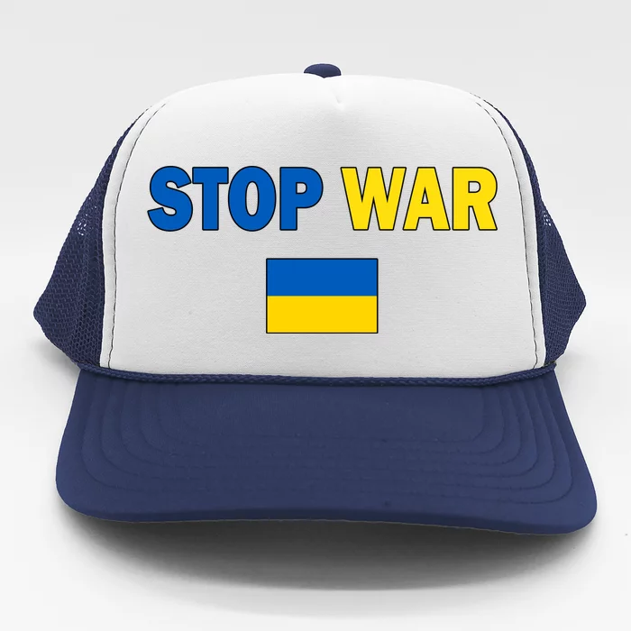 Support Ukraine Flag Stop War Trucker Hat