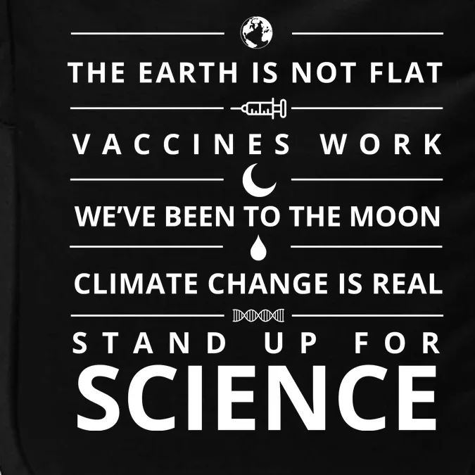 Stand Up For Science Quote Impact Tech Backpack