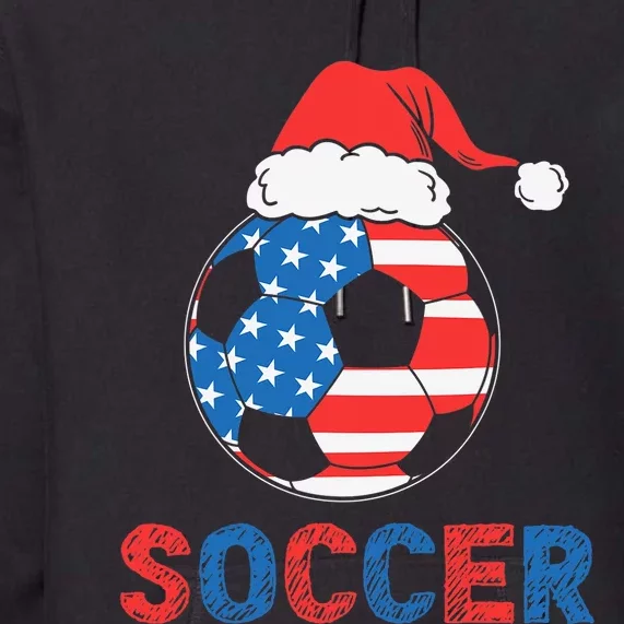 Soccer Usa Flag For Soccer Lover Christmas Gift Premium Hoodie