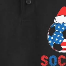 Soccer Usa Flag For Soccer Lover Christmas Gift Dry Zone Grid Performance Polo