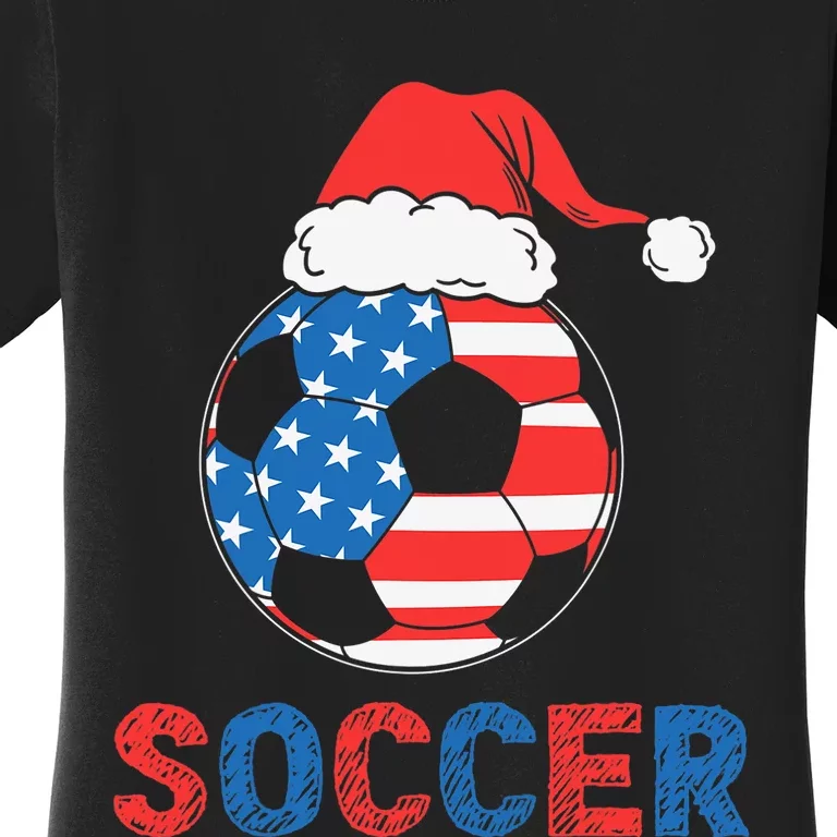 Soccer Usa Flag For Soccer Lover Christmas Gift Women's T-Shirt