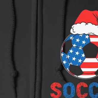 Soccer Usa Flag For Soccer Lover Christmas Gift Full Zip Hoodie