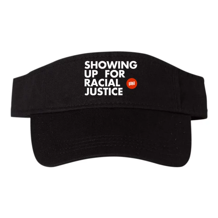 Showing Up For Racial Justice Valucap Bio-Washed Visor