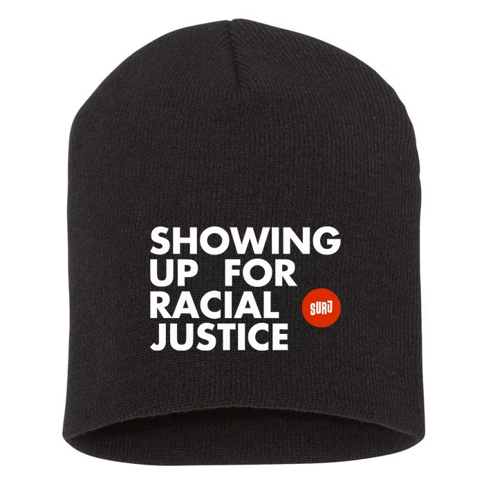 Showing Up For Racial Justice Short Acrylic Beanie