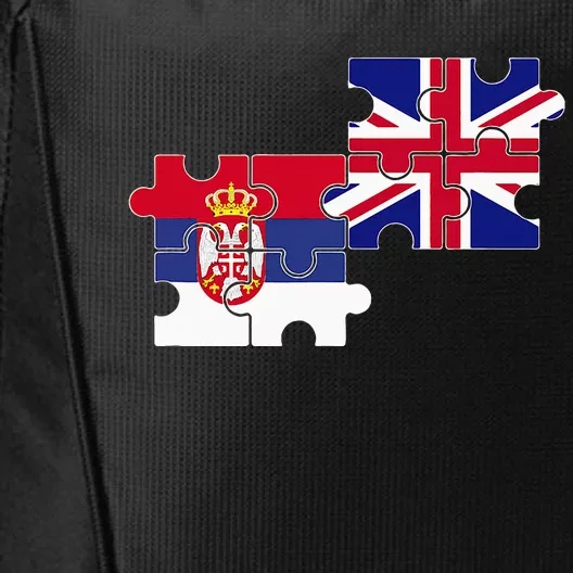 Serbia Uk Flag British Serbian City Backpack