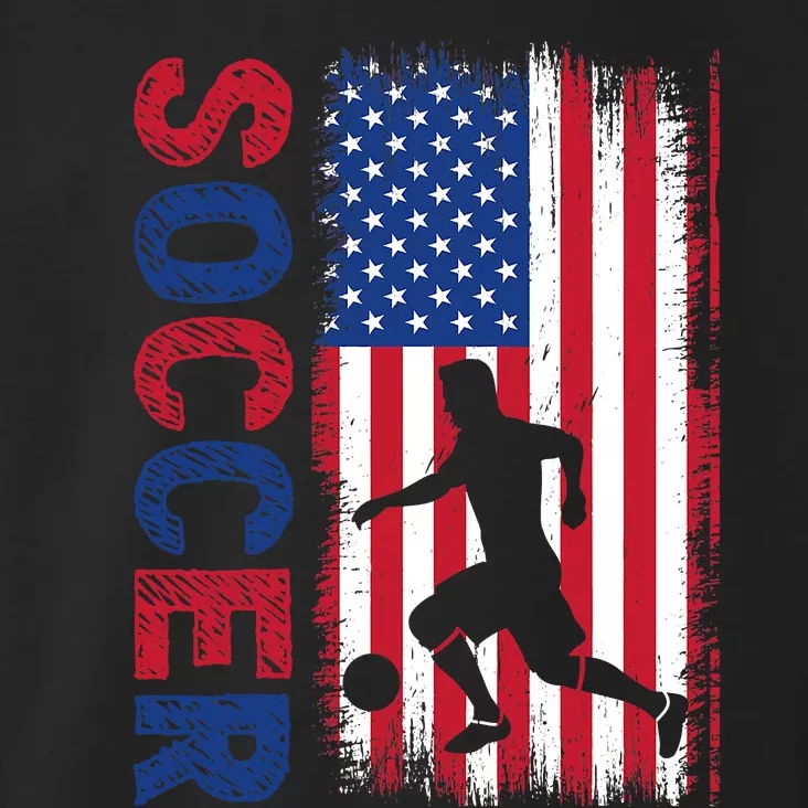 Soccer usa flag for soccer lover man woman Toddler Hoodie