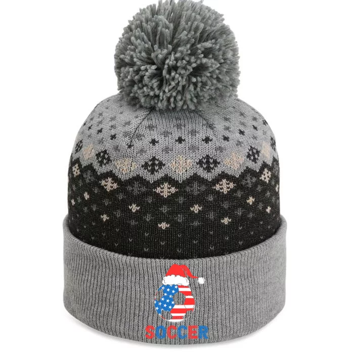 Soccer usa flag for soccer lover man woman The Baniff Cuffed Pom Beanie