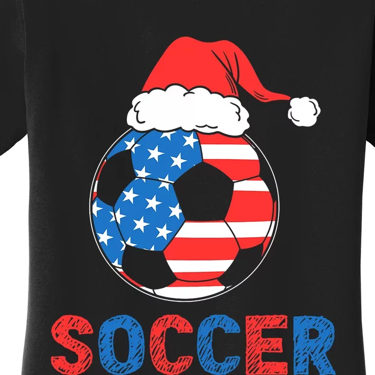 Soccer usa flag for soccer lover man woman Women's T-Shirt