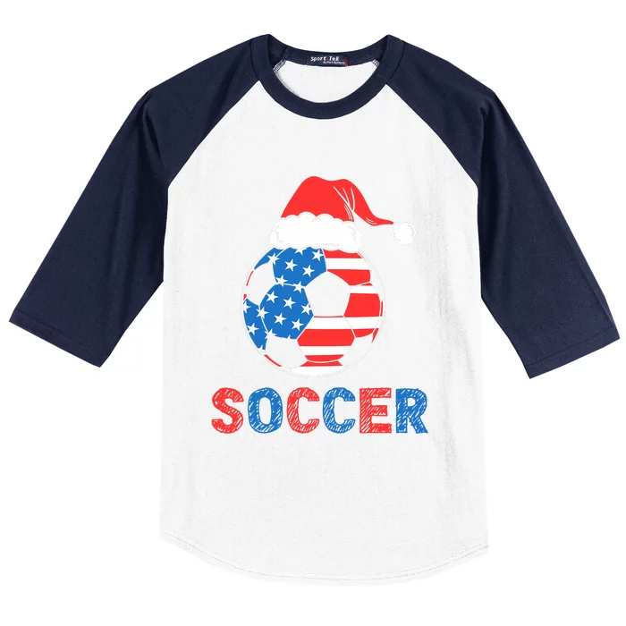 Soccer usa flag for soccer lover man woman Baseball Sleeve Shirt