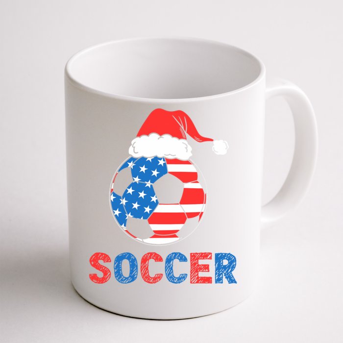 Soccer usa flag for soccer lover man woman Front & Back Coffee Mug