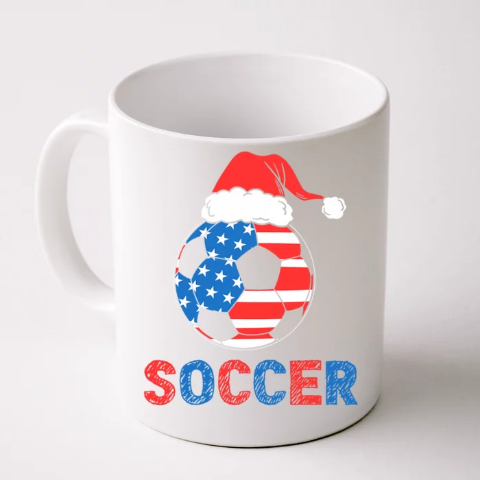 Soccer usa flag for soccer lover man woman Front & Back Coffee Mug