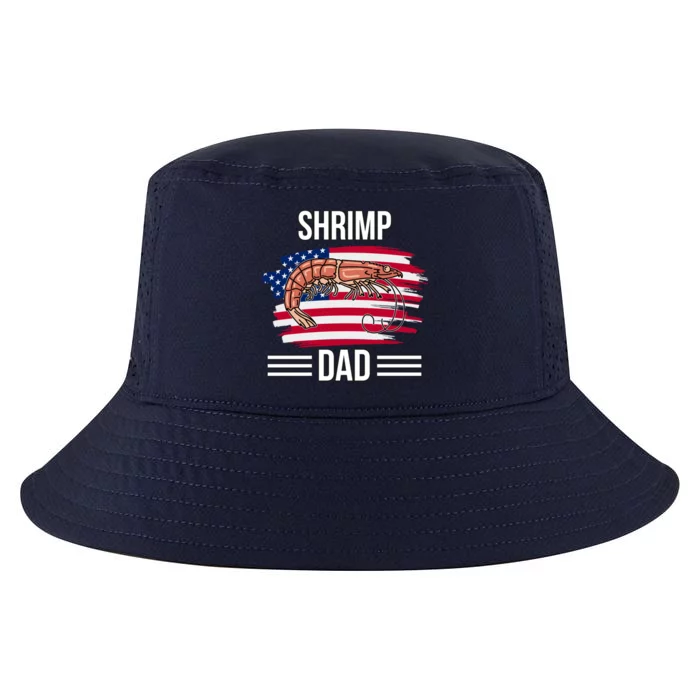 Shrimp Us Flag 4th Of July Fathers Day Shrimp Dad Gift Cool Comfort Performance Bucket Hat