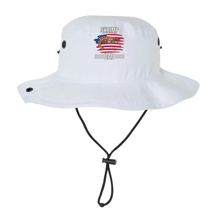 Shrimp Us Flag 4th Of July Fathers Day Shrimp Dad Gift Legacy Cool Fit Booney Bucket Hat